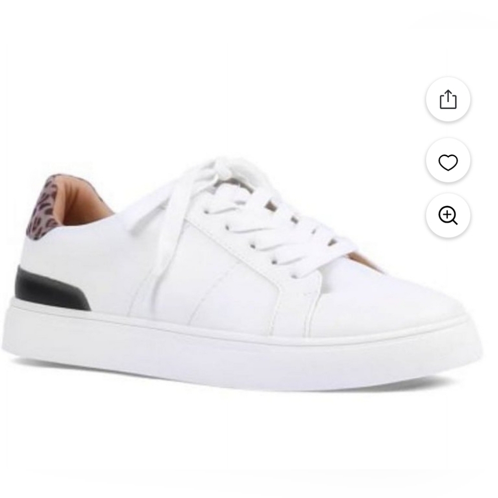 (Ew)Dolce Vita Women's Anibel Lace-Up Faux Leather Court Sneaker (Leopard, 10)